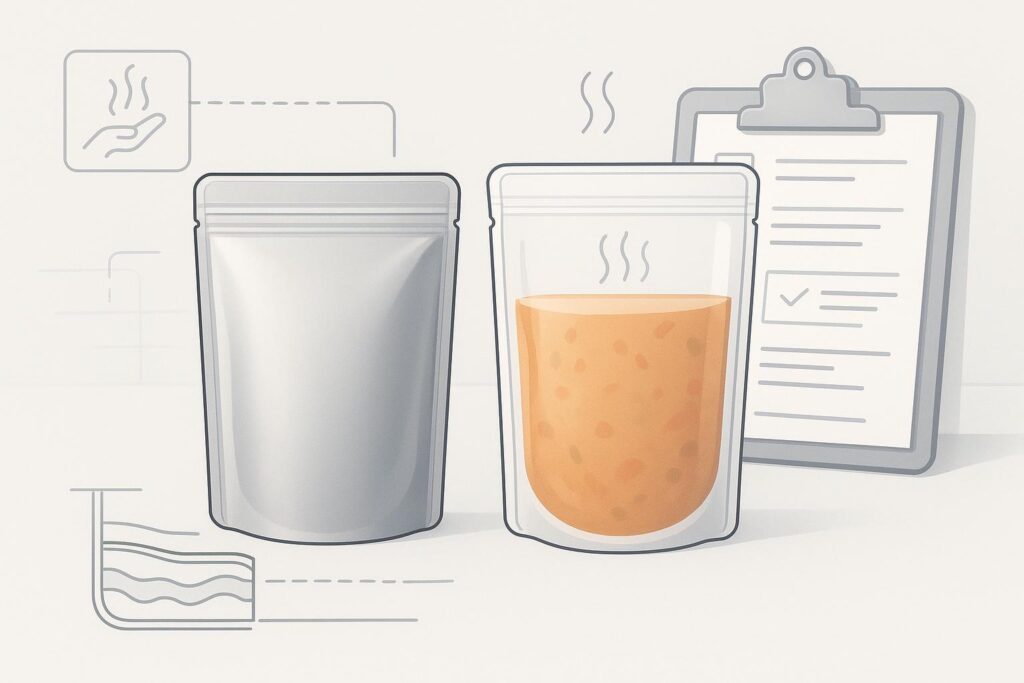 The Ultimate Guide to Custom Retort Pouches: Choosing the Right Material Structure for Your Food 1773280025713